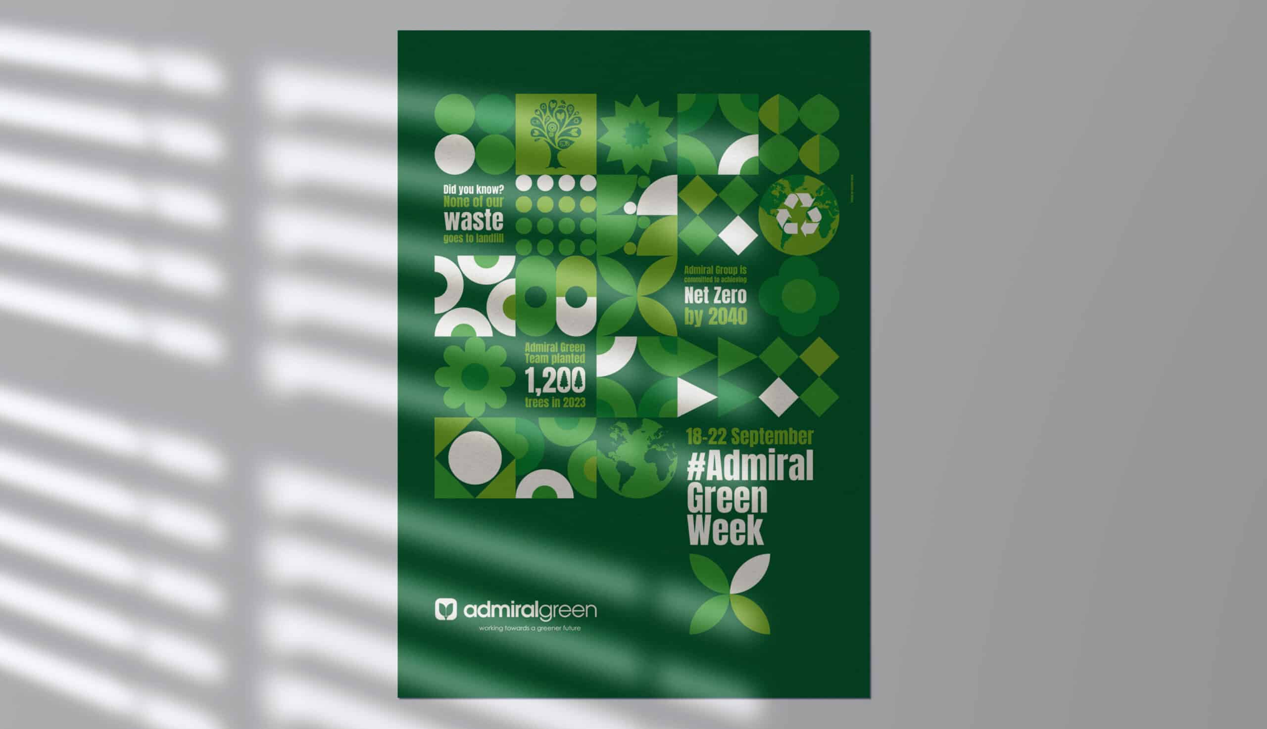 Admiral Green Week Large Format Poster