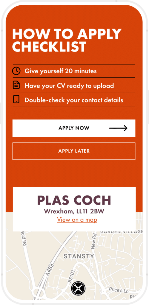 How to apply at Marston's