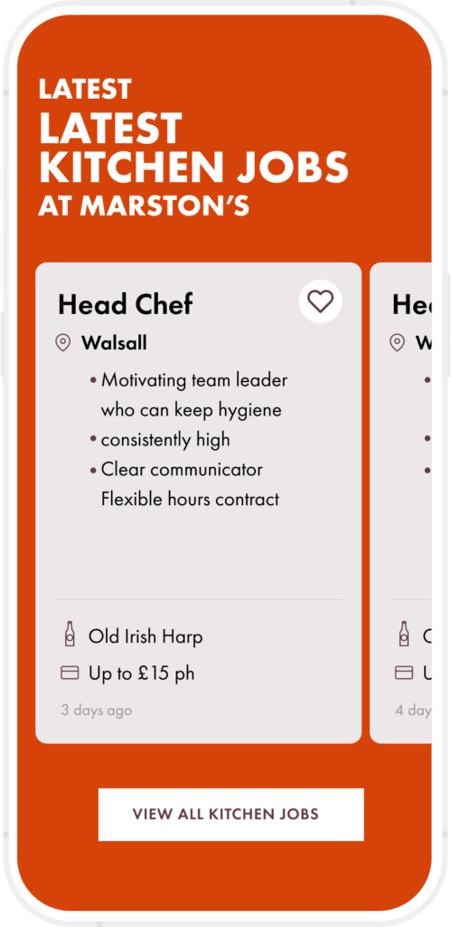 Latest Kitchen Jobs at Marston's