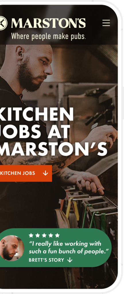 Marston's Head Chefs Landing Page