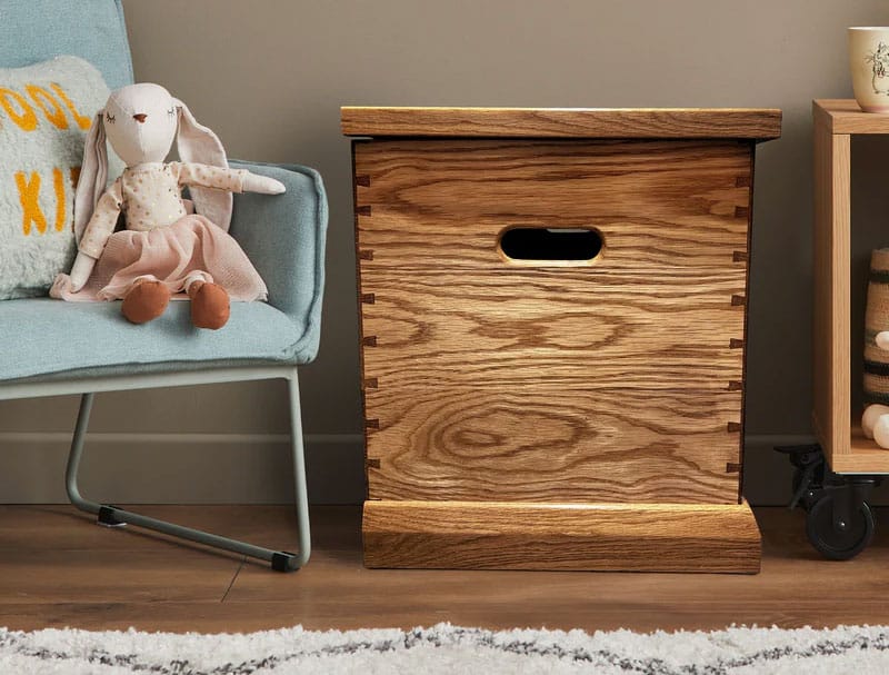 End of Toy Box with handle