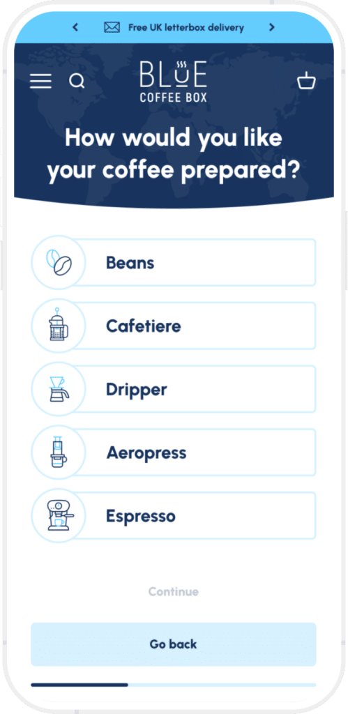 Subscription Mobile Step 2