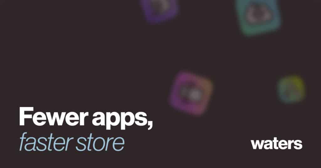 Fewer Shopify Apps